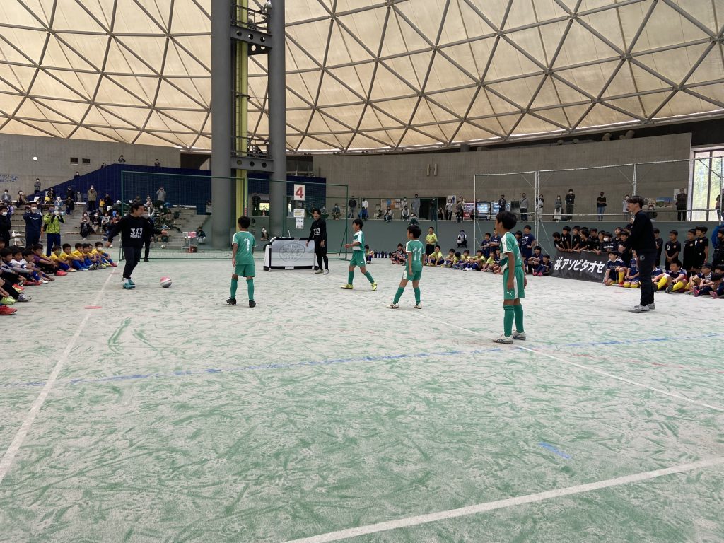 IMG 5789 1024x768 - JFAキッズ/ガールズサッカーフェスティバル2021　パークドーム熊本で3x3FOOTBALL BATTLE、体験会を実施！