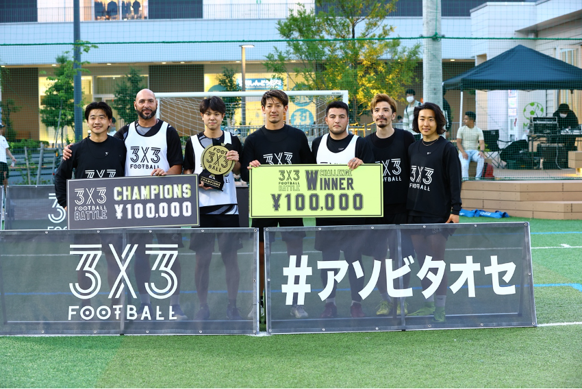 image 7 - 3分間いつどこでリスクを犯すか。3x3FOOTBALL BATTLE Vol.８は『SCCP FC』が大会初の３連覇！